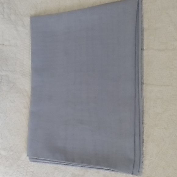2 light blue / gray sheer scarf 100% polyester 20 x 60 inches each brand new - Picture 3 of 5